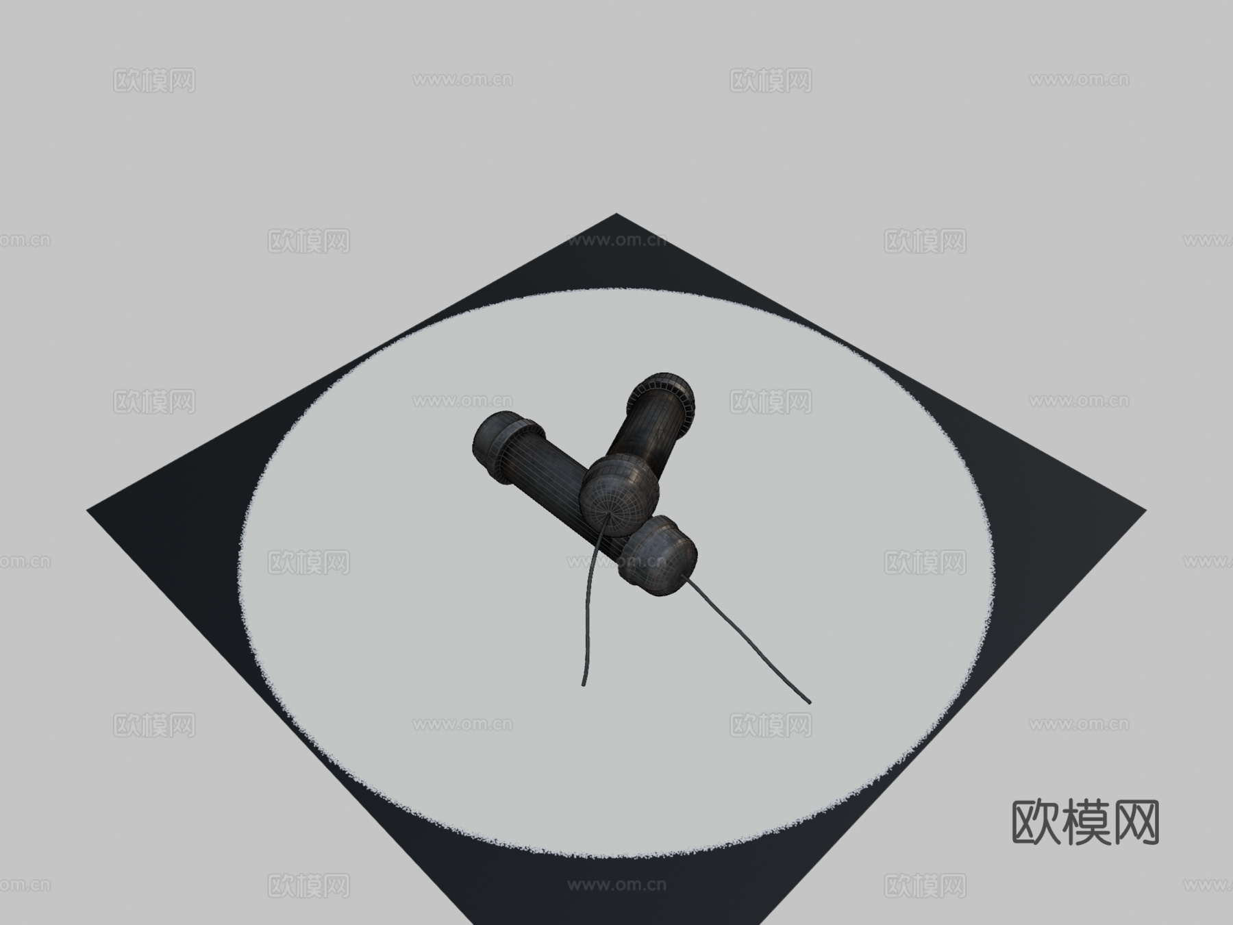 管状炸弹3d模型3d模型下载（渲染图2）