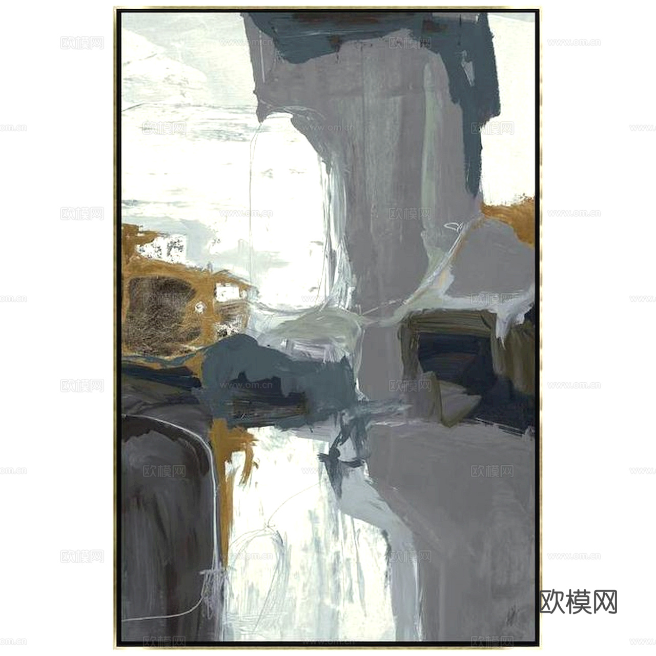 中式新中式挂画壁画水墨字画山水花鸟背景墙壁纸装饰画抽象画油画下载