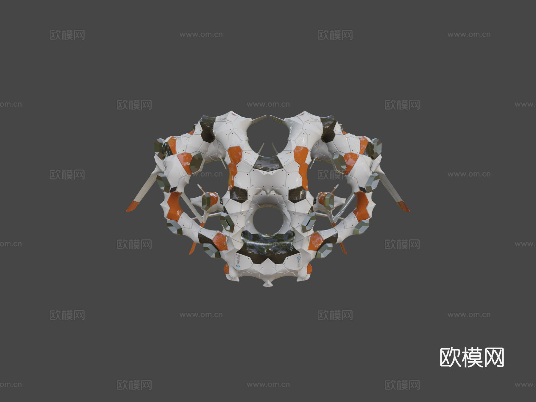 程序化硬表面建模测试9.72浅井13d模型下载（渲染图6）