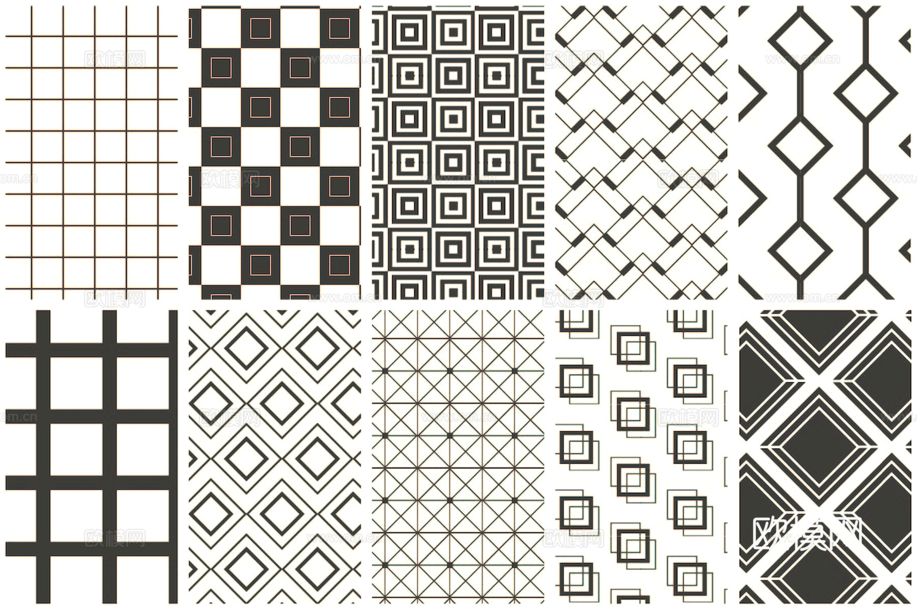 黑白遮罩通道黑白凹凸高光遮罩线条花纹纹理水泥做旧脏旧墙面下载