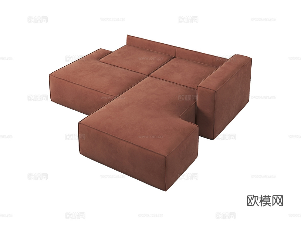 MEBELFORM 二人沙发 沙发床3d模型下载（渲染图3）