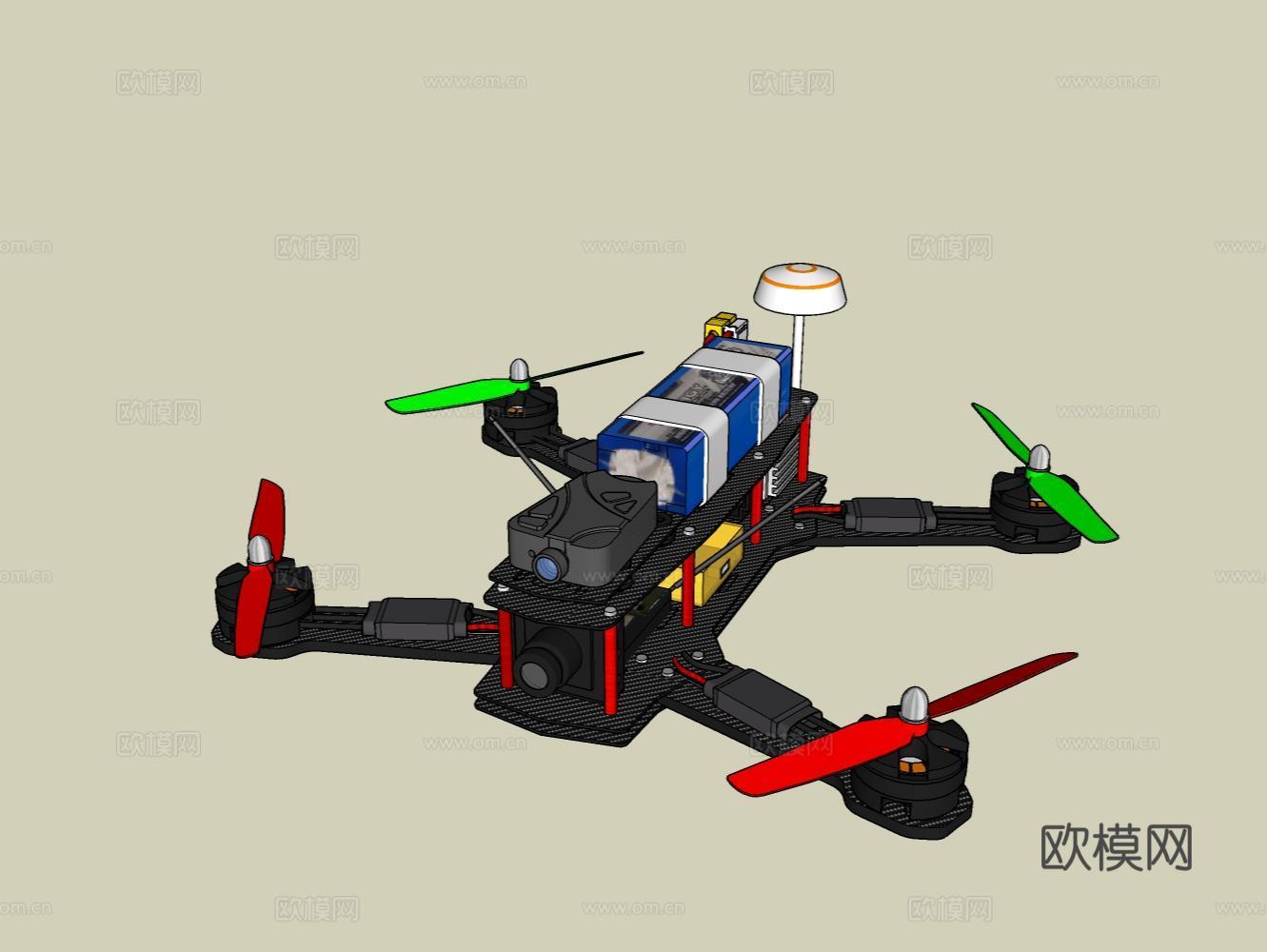 家居饰品灯具器材小品su模型