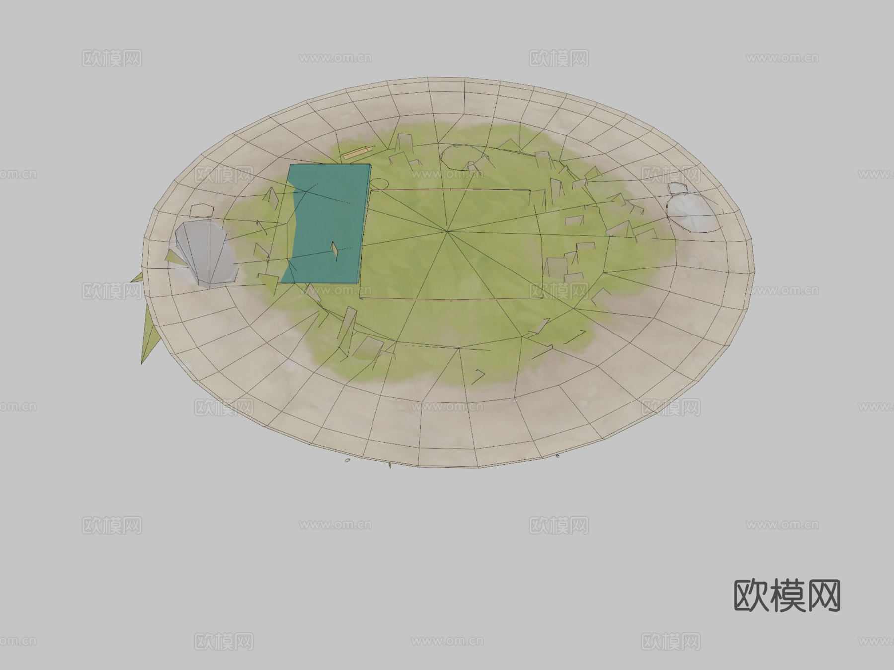 弹药箱3d模型下载（渲染图2）