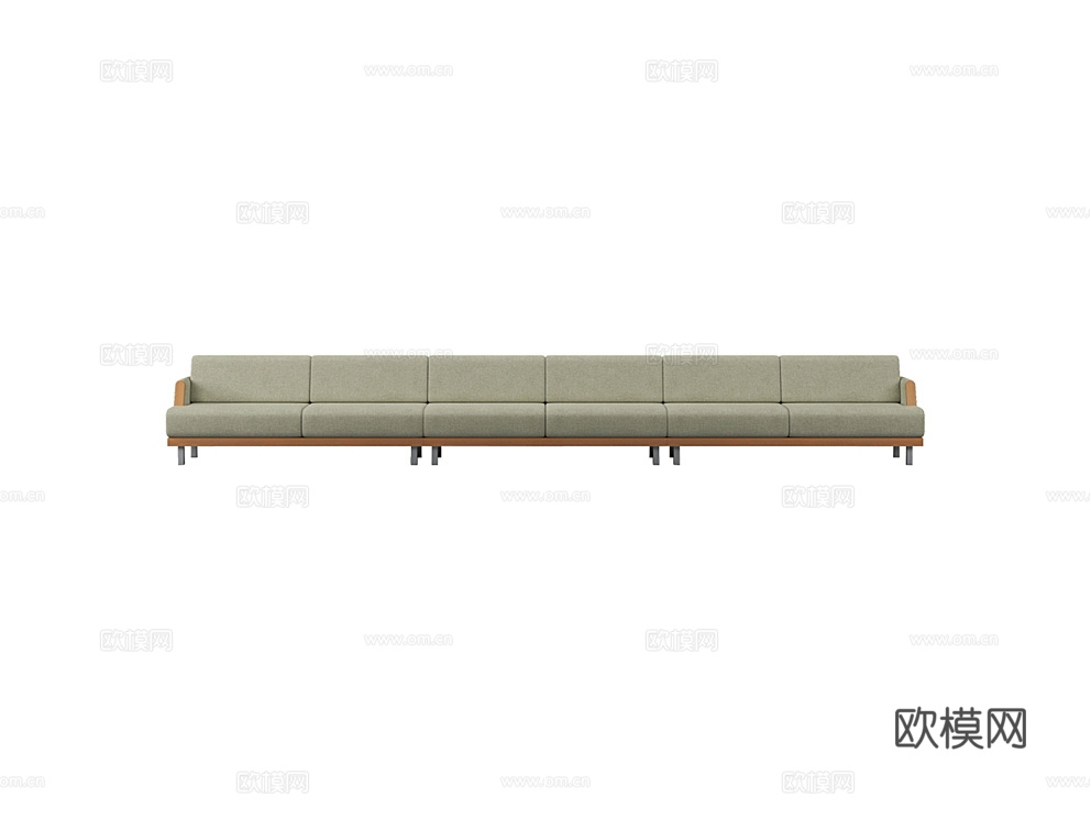 MEBELFORM 公共多人沙发3d模型下载（渲染图1）