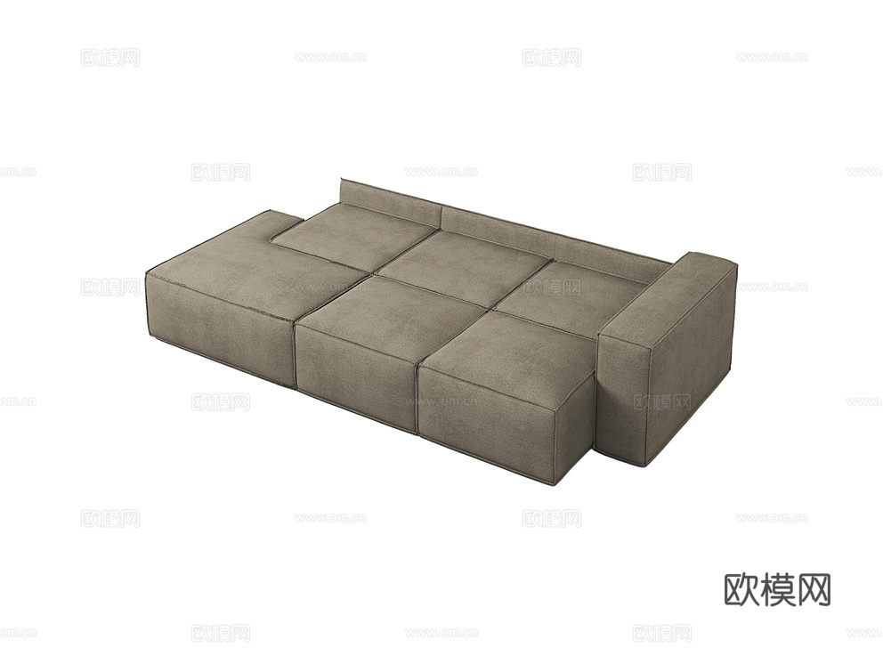 MEBELFORM 三人沙发 沙发床3d模型下载（渲染图2）