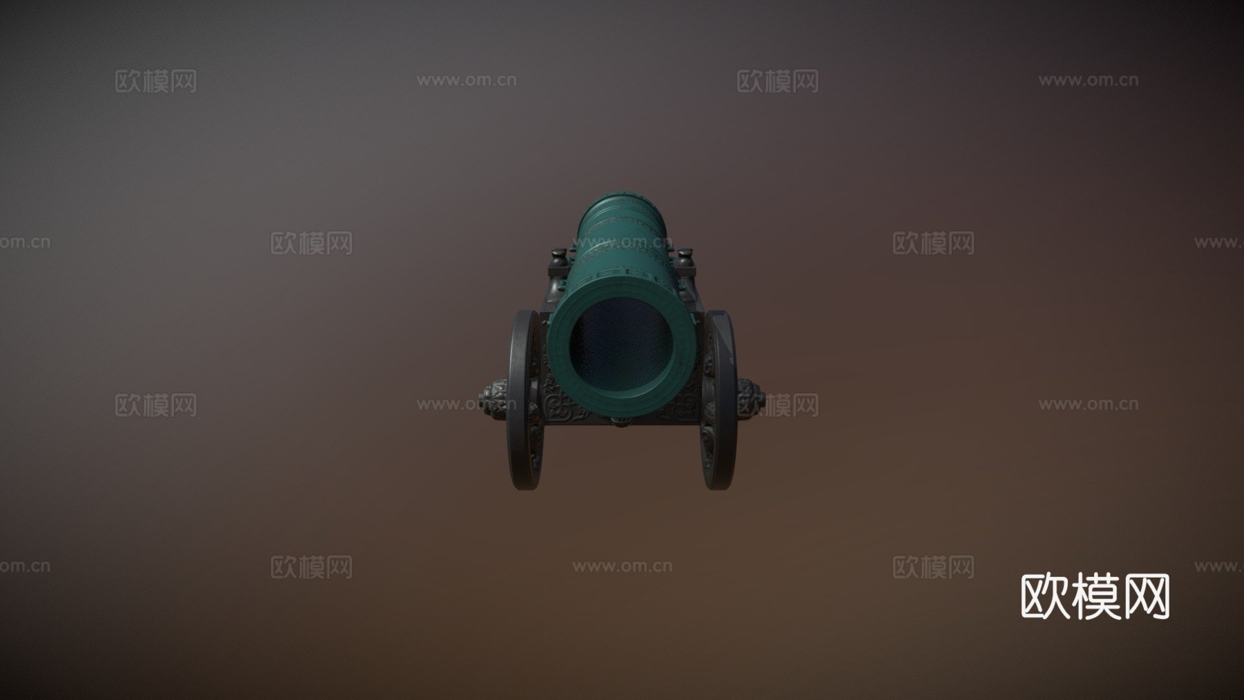 沙皇炮3d模型下载（渲染图1）