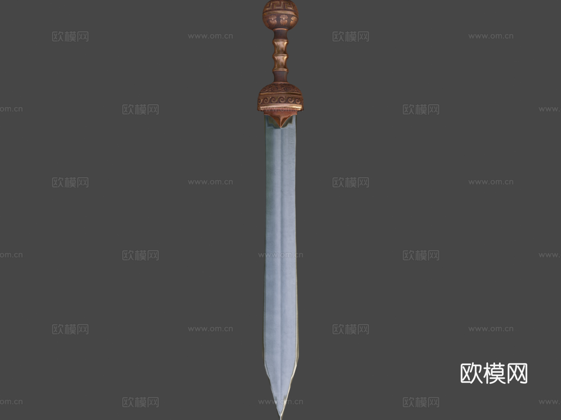 希腊风格短剑3d模型下载（渲染图8）