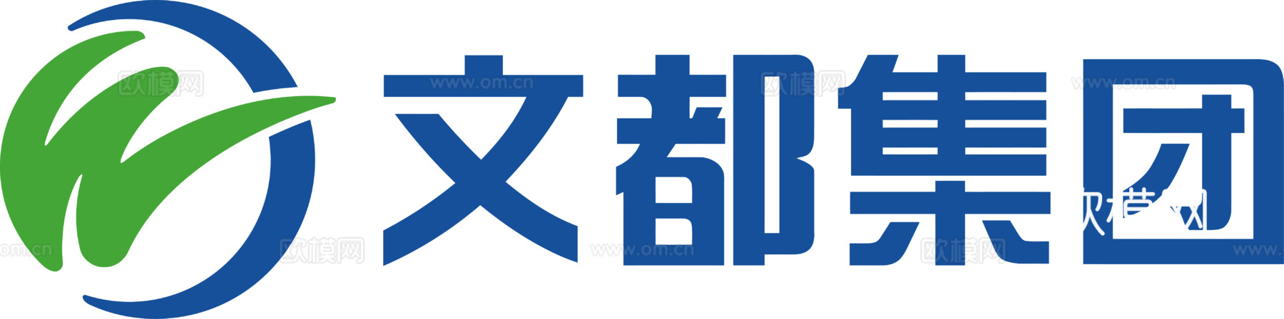 文都教育，培训机构logo。商标logo43