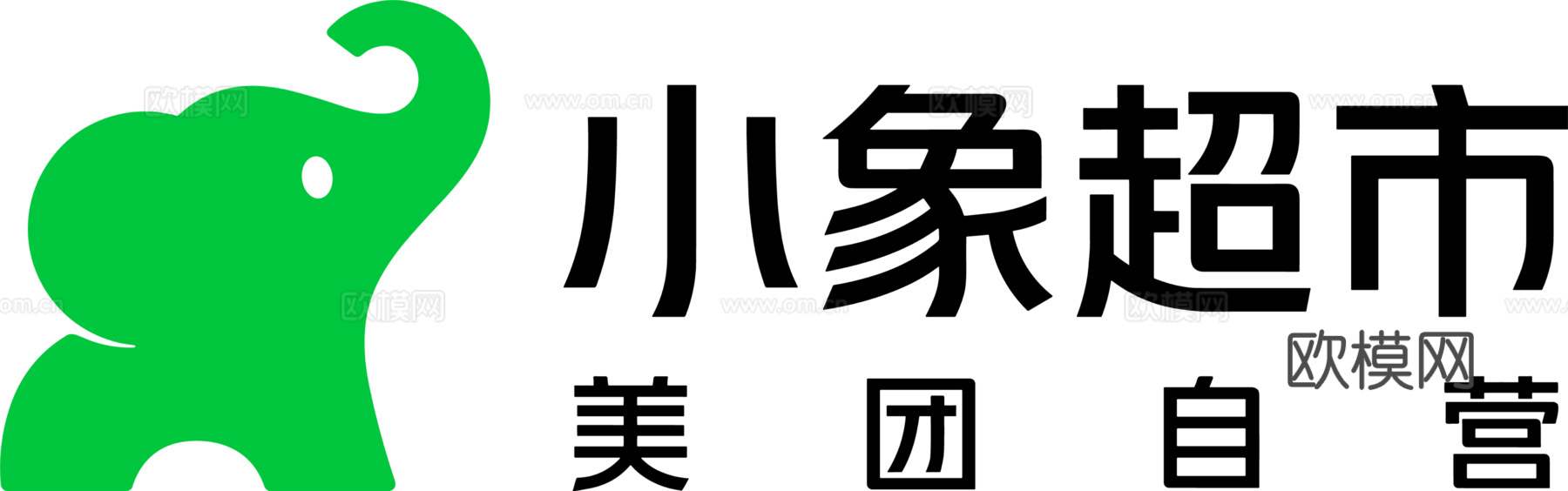 小象超市，电商平台logo