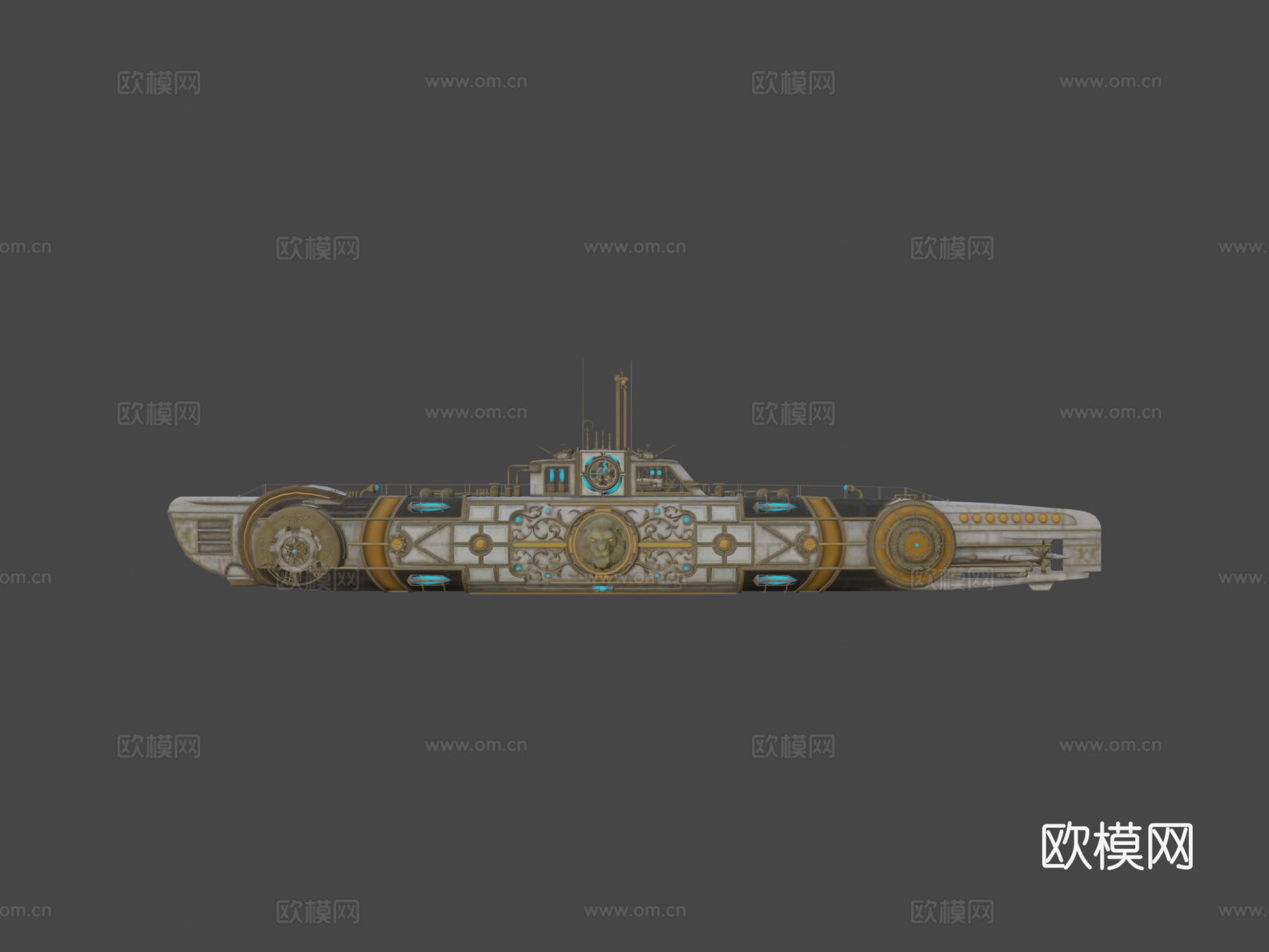 海狮3d模型下载（渲染图6）