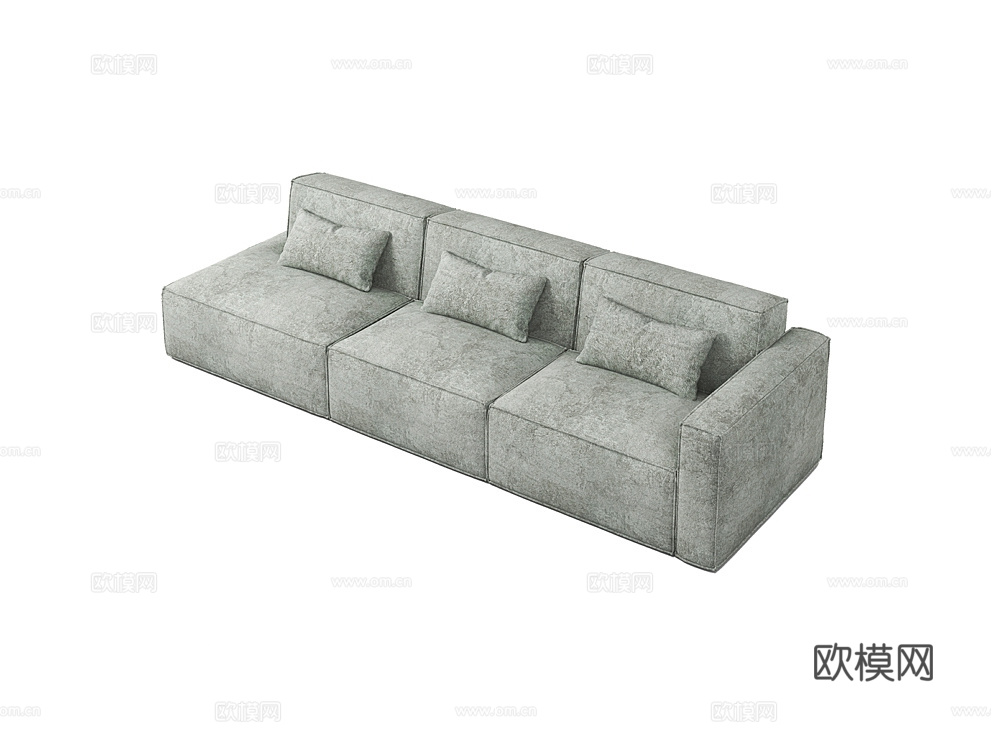 MEBELFORM 三人沙发3d模型下载（渲染图4）