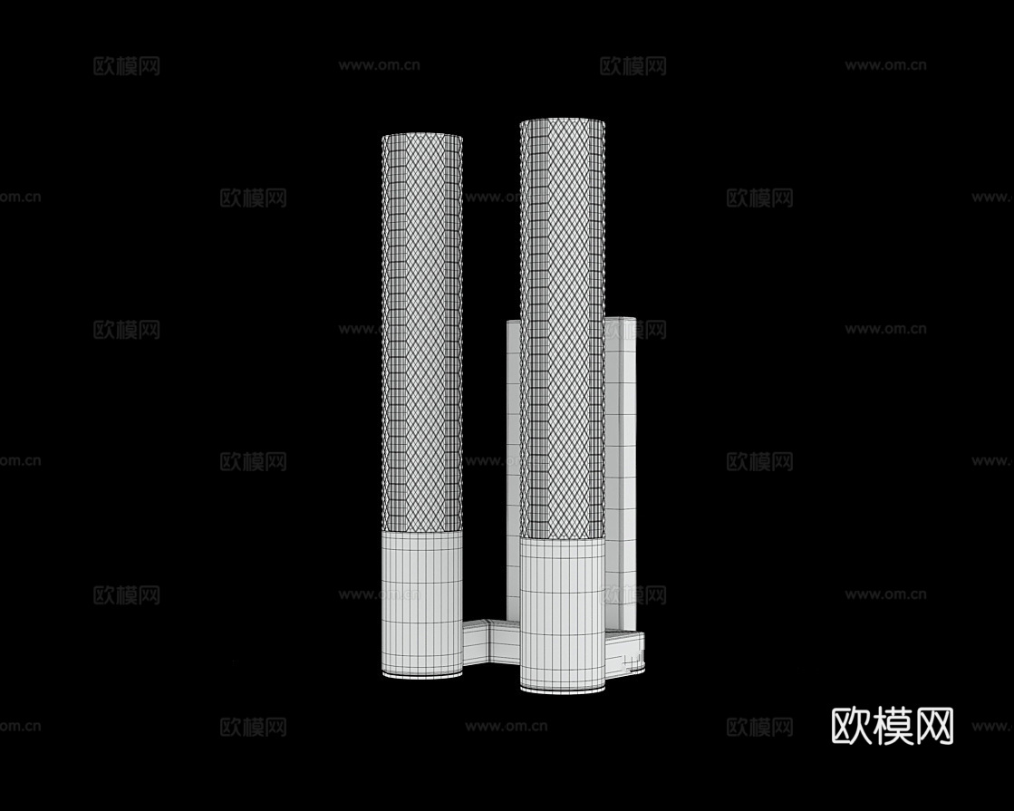 Cloyd 轻奢壁灯3d模型下载（渲染图2）