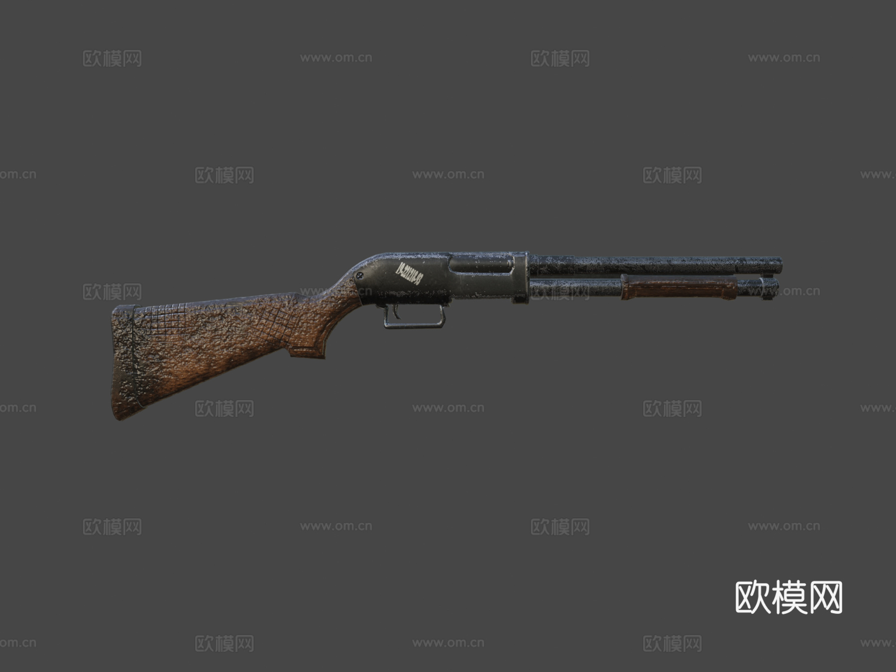 霰弹枪3d模型下载（渲染图8）