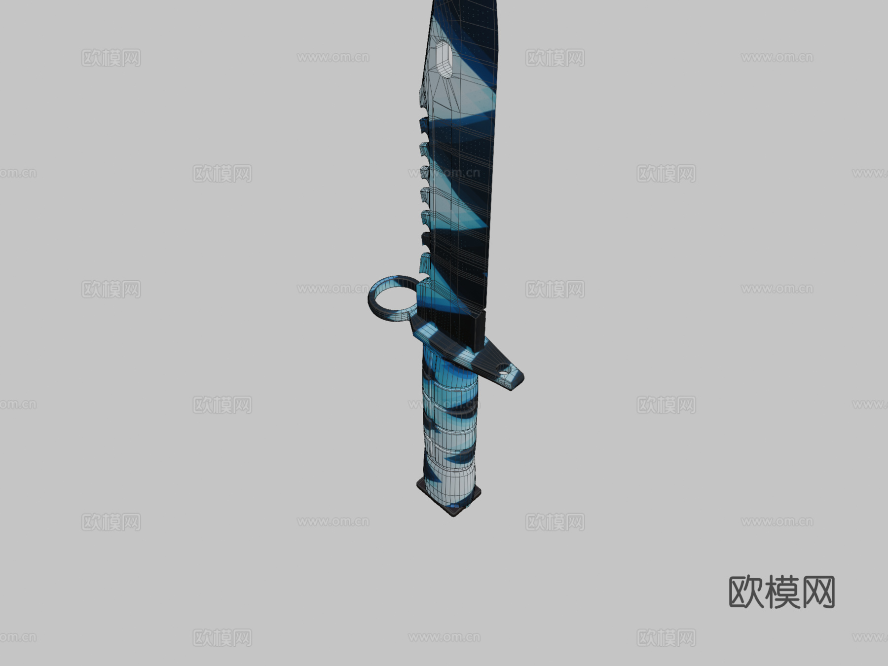 质子刺刀3d模型下载（渲染图2）