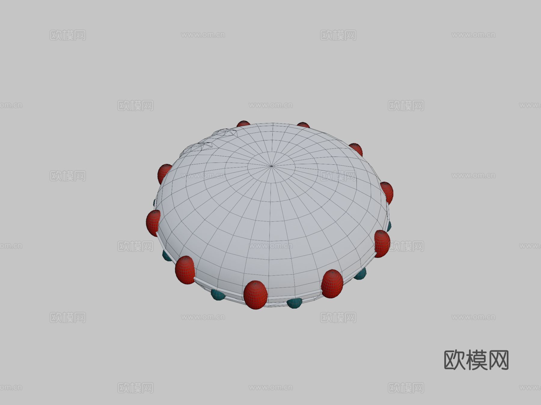 太空船3d模型下载（渲染图2）