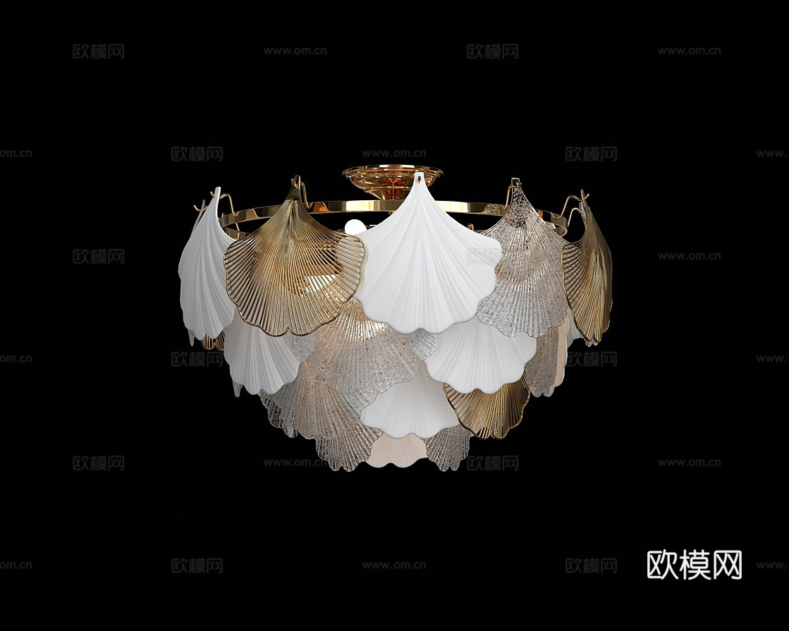 Cloyd 轻奢壁灯3d模型下载（渲染图1）