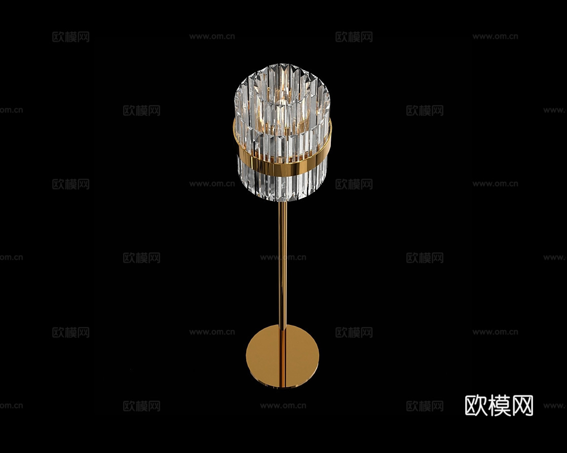 Cloyd 落地灯3d模型下载（渲染图2）