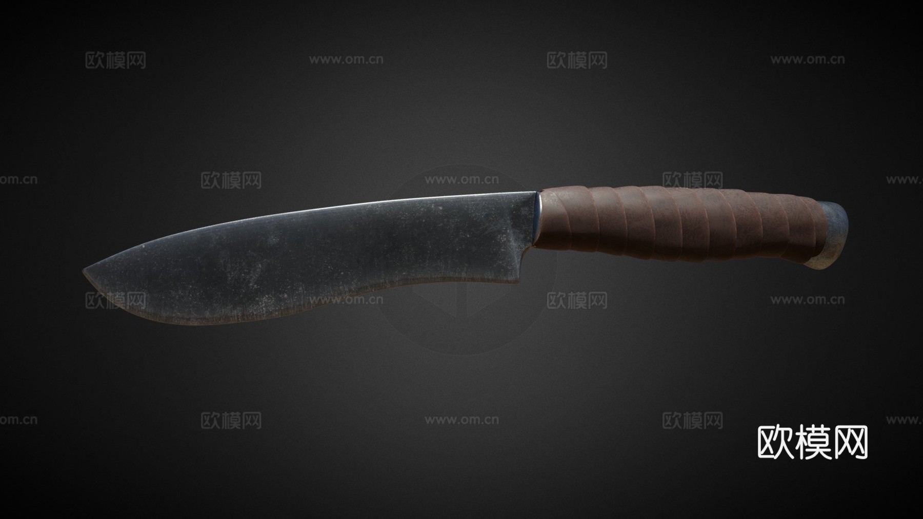 猎刀3d模型下载（渲染图1）