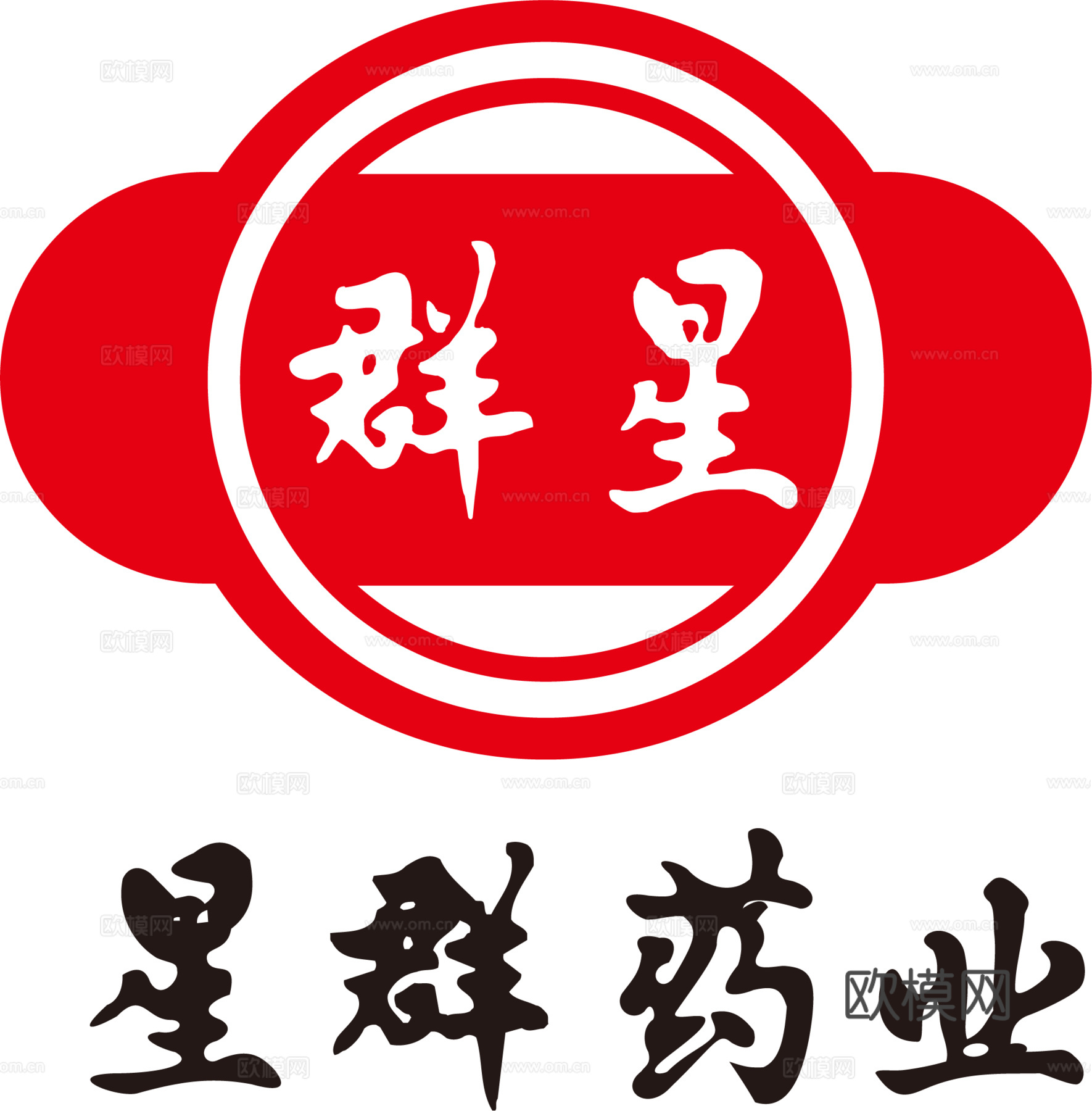 星群药业，制药药业logo