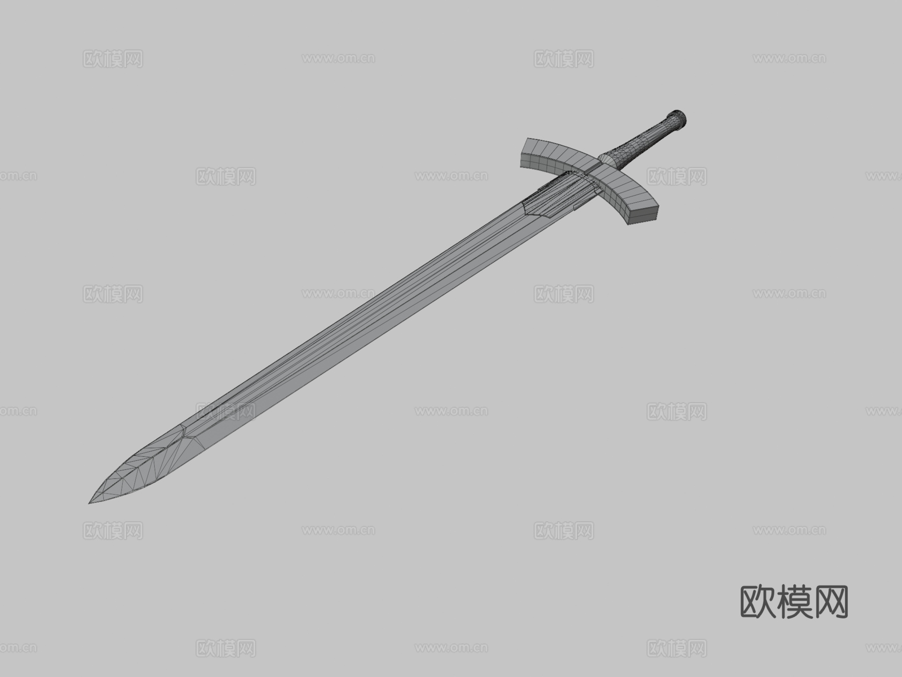 王者之剑命运之夜3d模型下载（渲染图3）