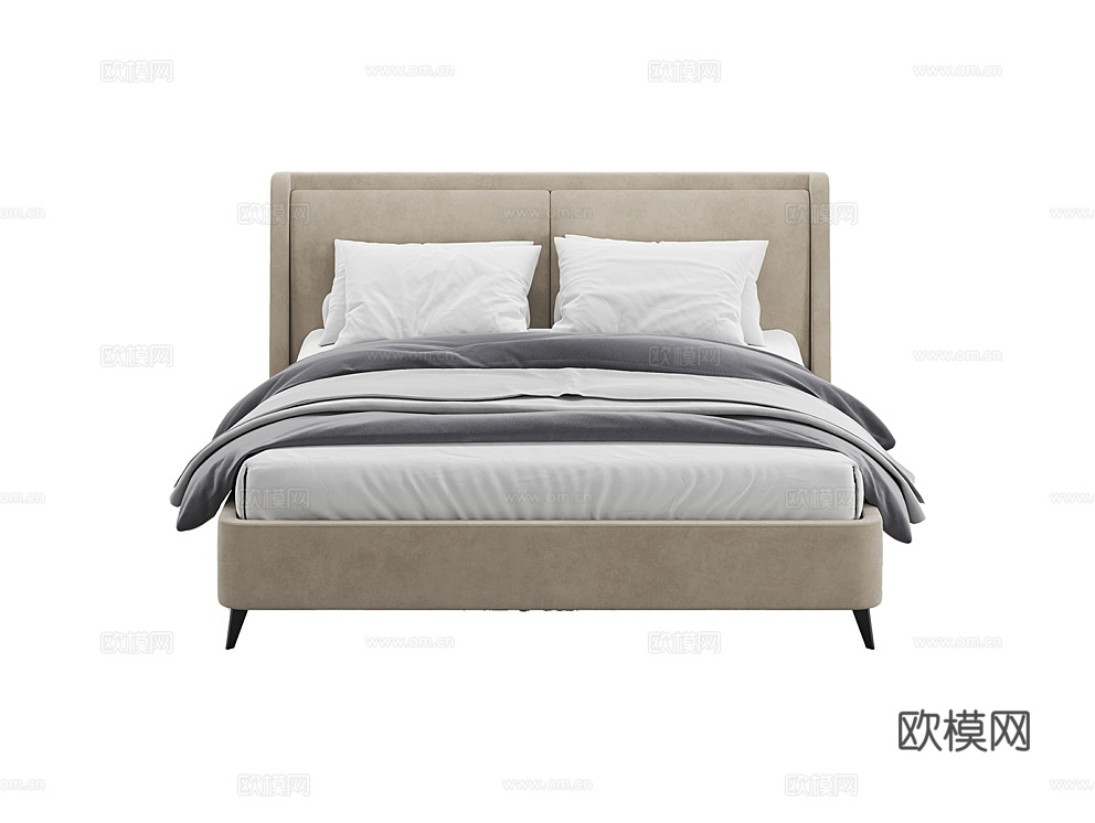 MEBELFORM 双人床3d模型下载（渲染图2）