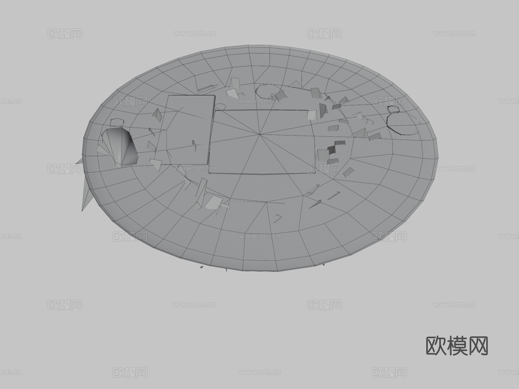 弹药箱3d模型下载（渲染图3）