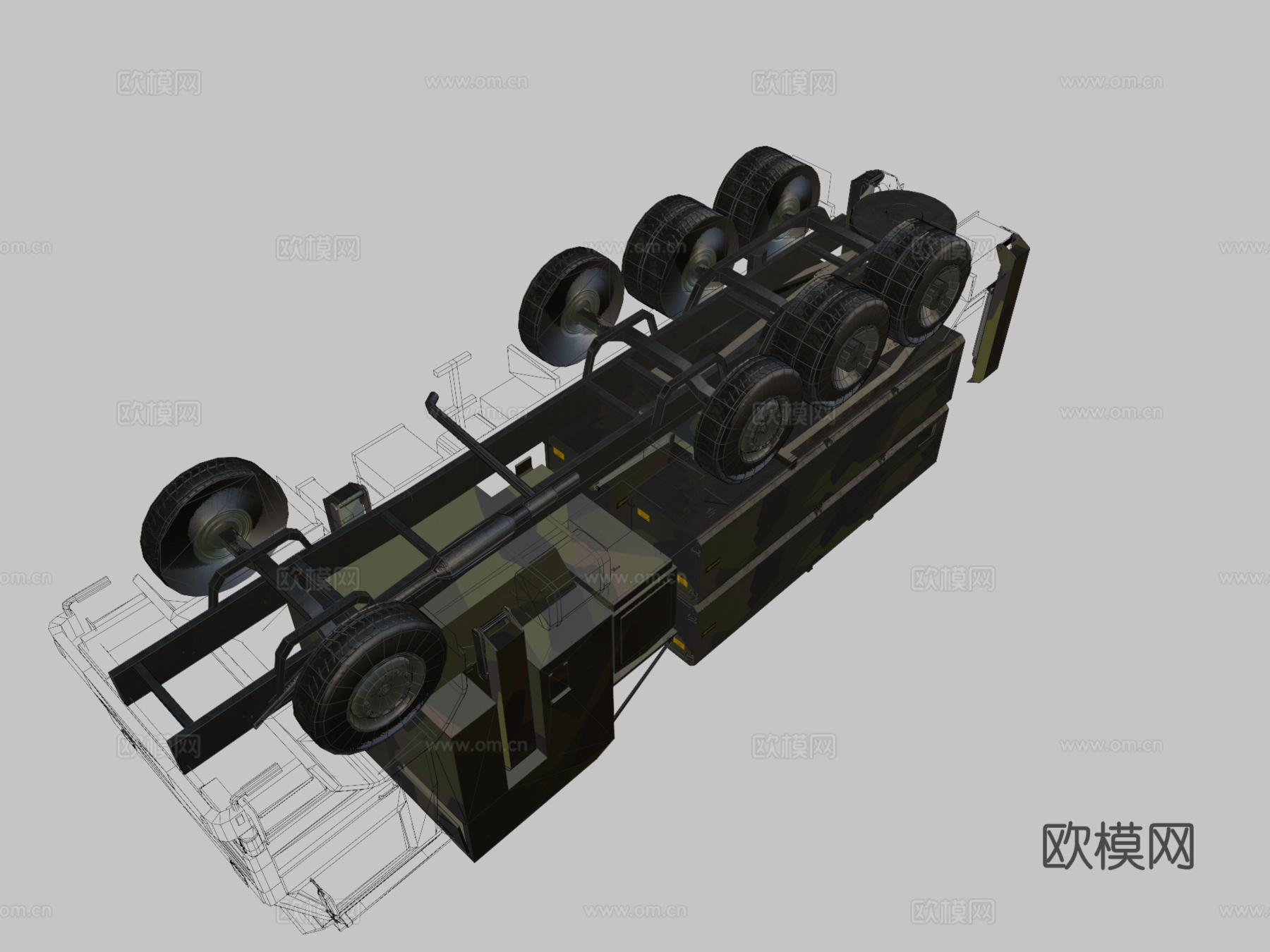 机器人车15KA3d模型下载（渲染图2）