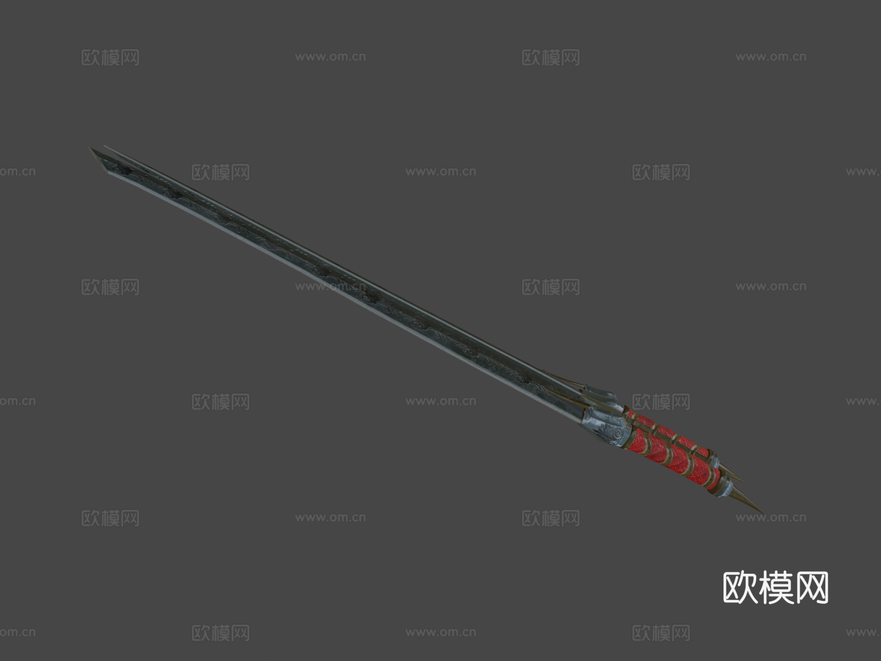 死亡猎人双刃第四级3d模型下载（渲染图1）