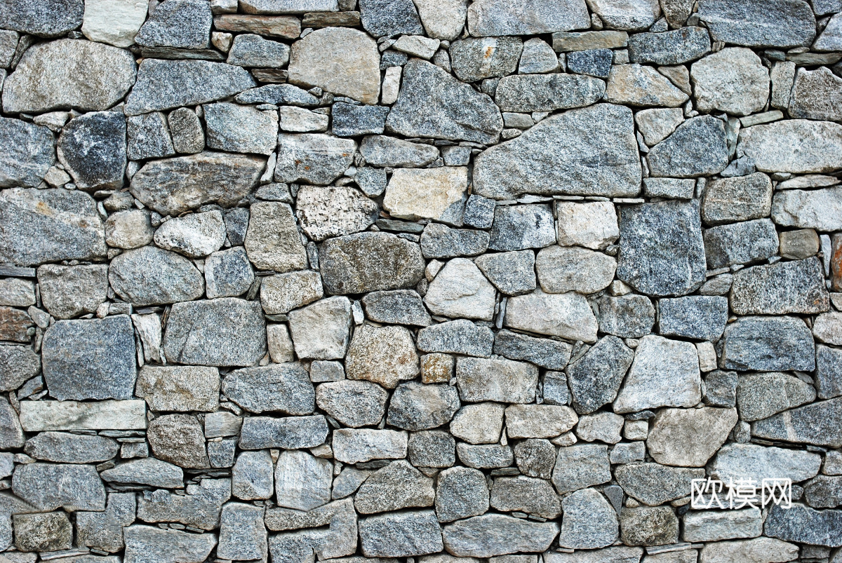 不规则多边形干垒石，自然毛石肌理147下载