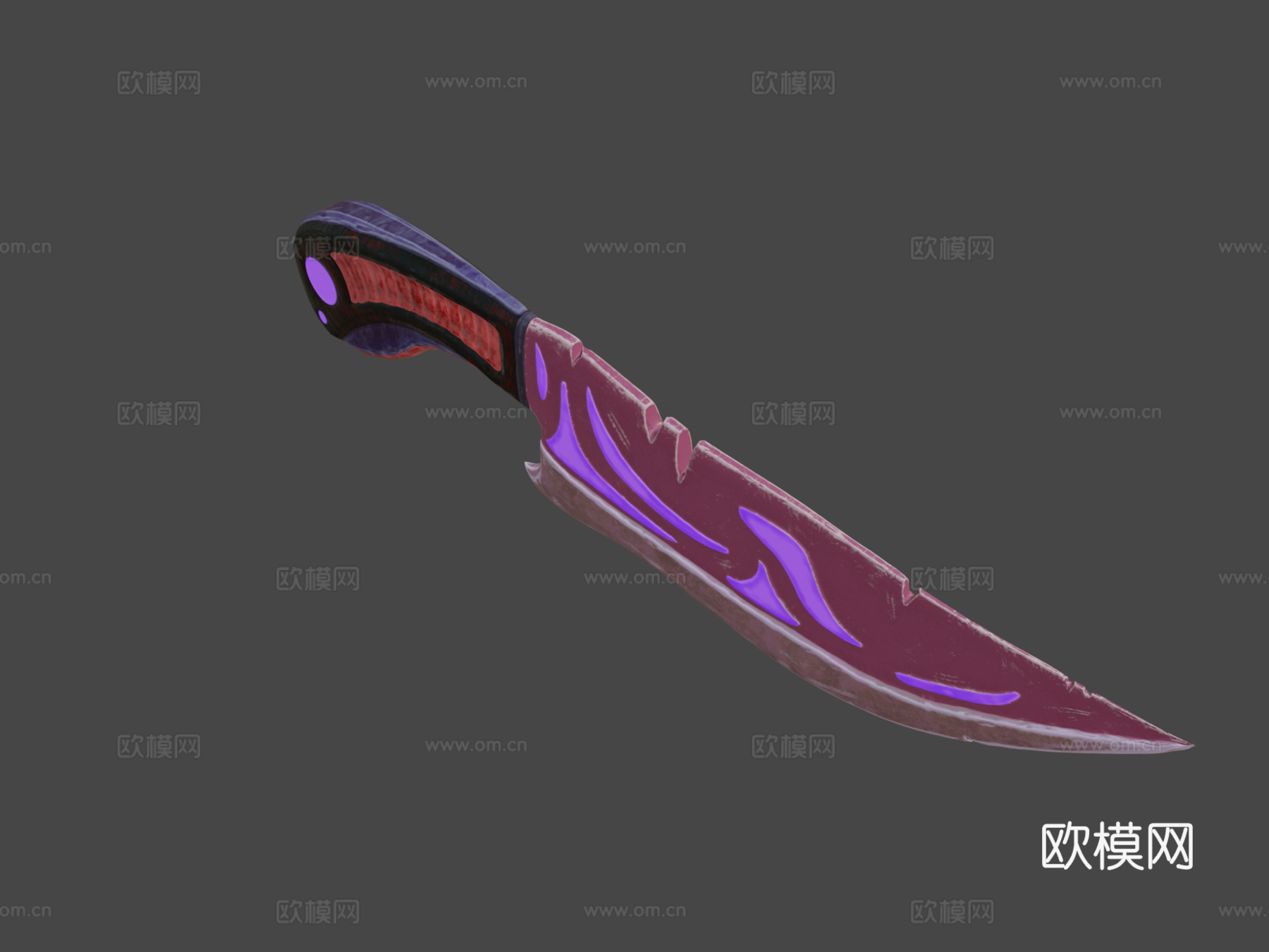 雨中仪式匕首3d模型下载（渲染图6）