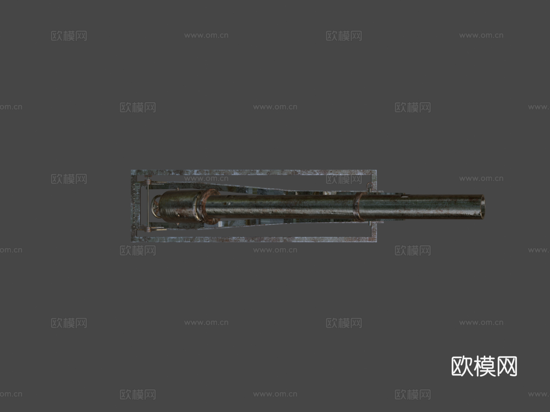 毫米战壕迫击炮3d模型下载（渲染图7）
