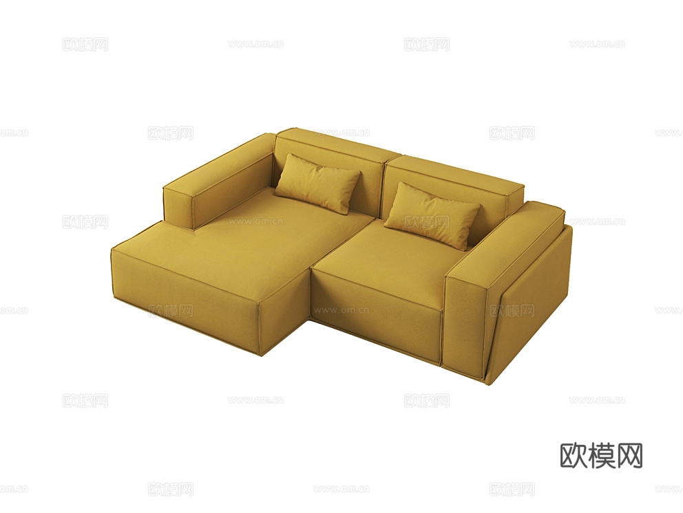 MEBELFORM 二人沙发 沙发床3d模型下载（渲染图4）