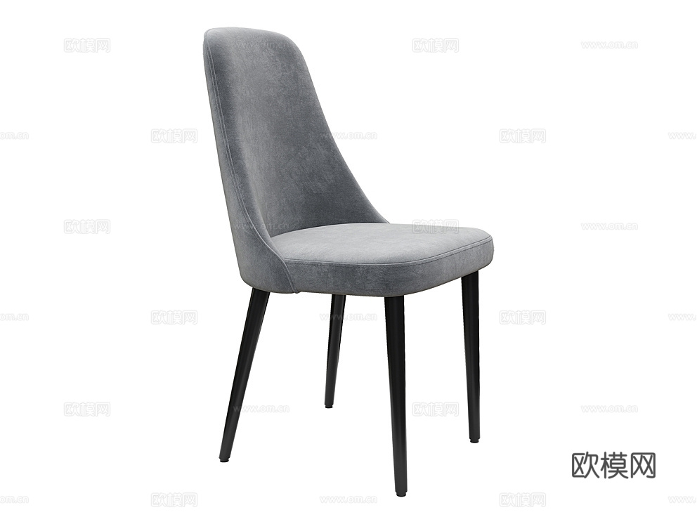 MEBELFORM 灰色餐椅3d模型下载（渲染图1）