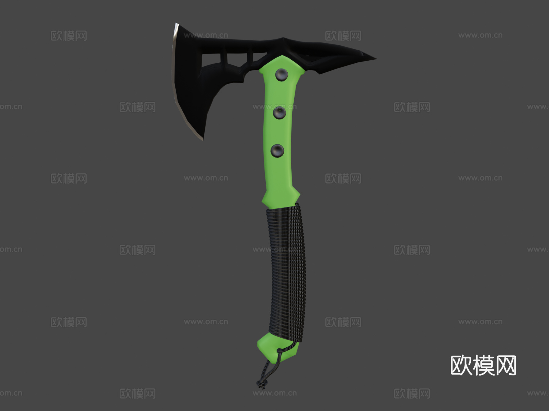 战斧3d模型下载（渲染图6）