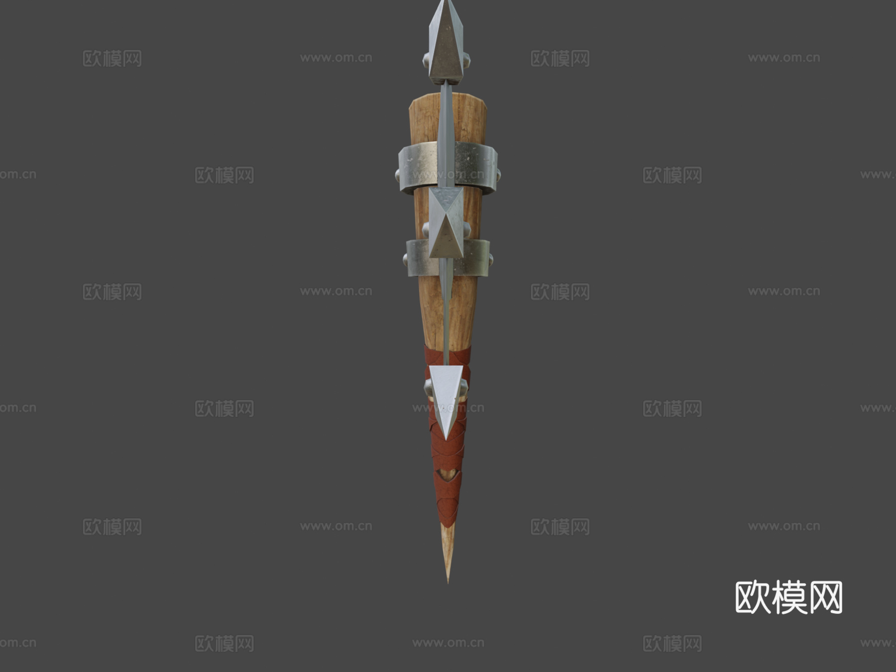 低多边形斧3d模型下载（渲染图5）