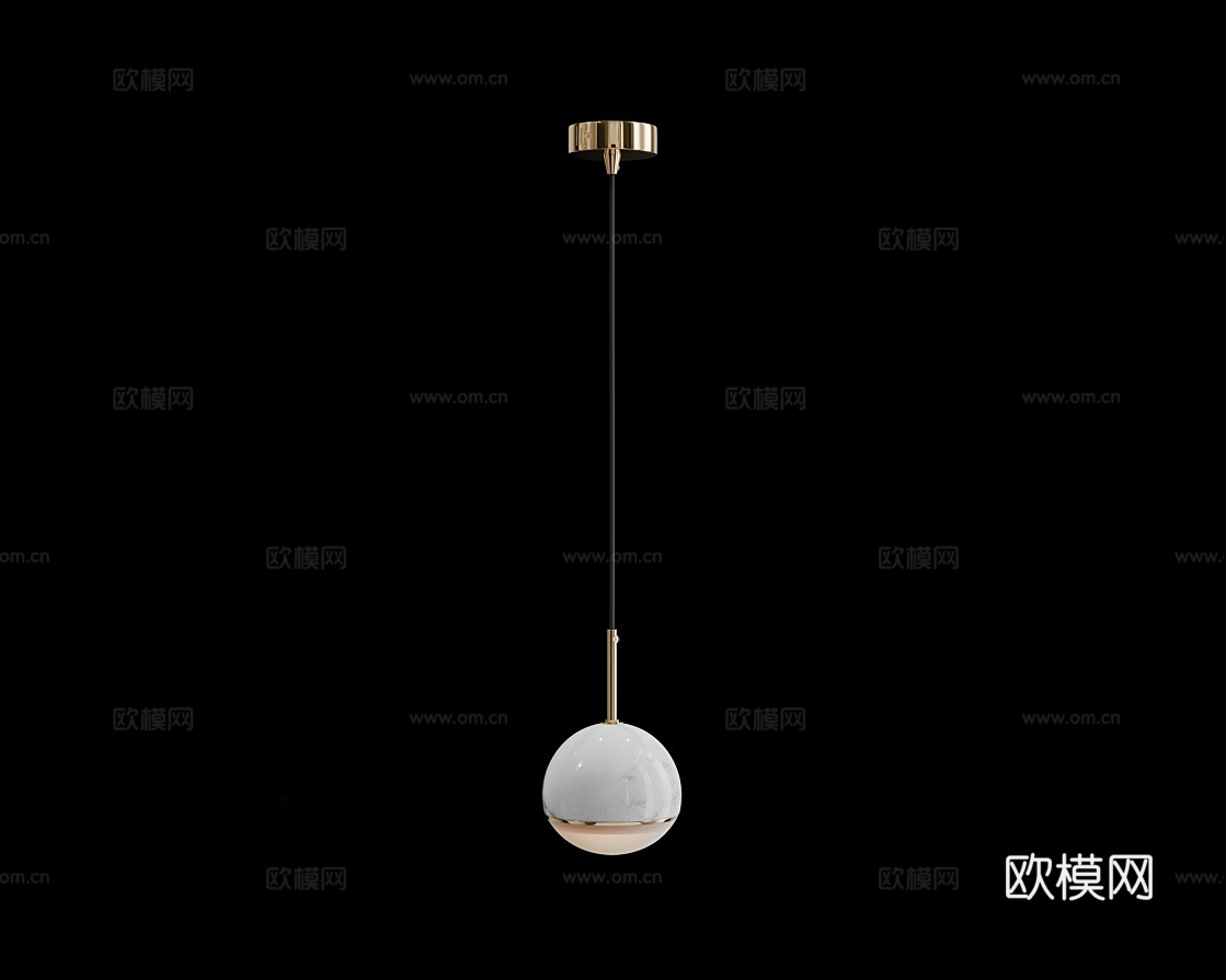 Cloyd 小吊灯3d模型下载（渲染图1）