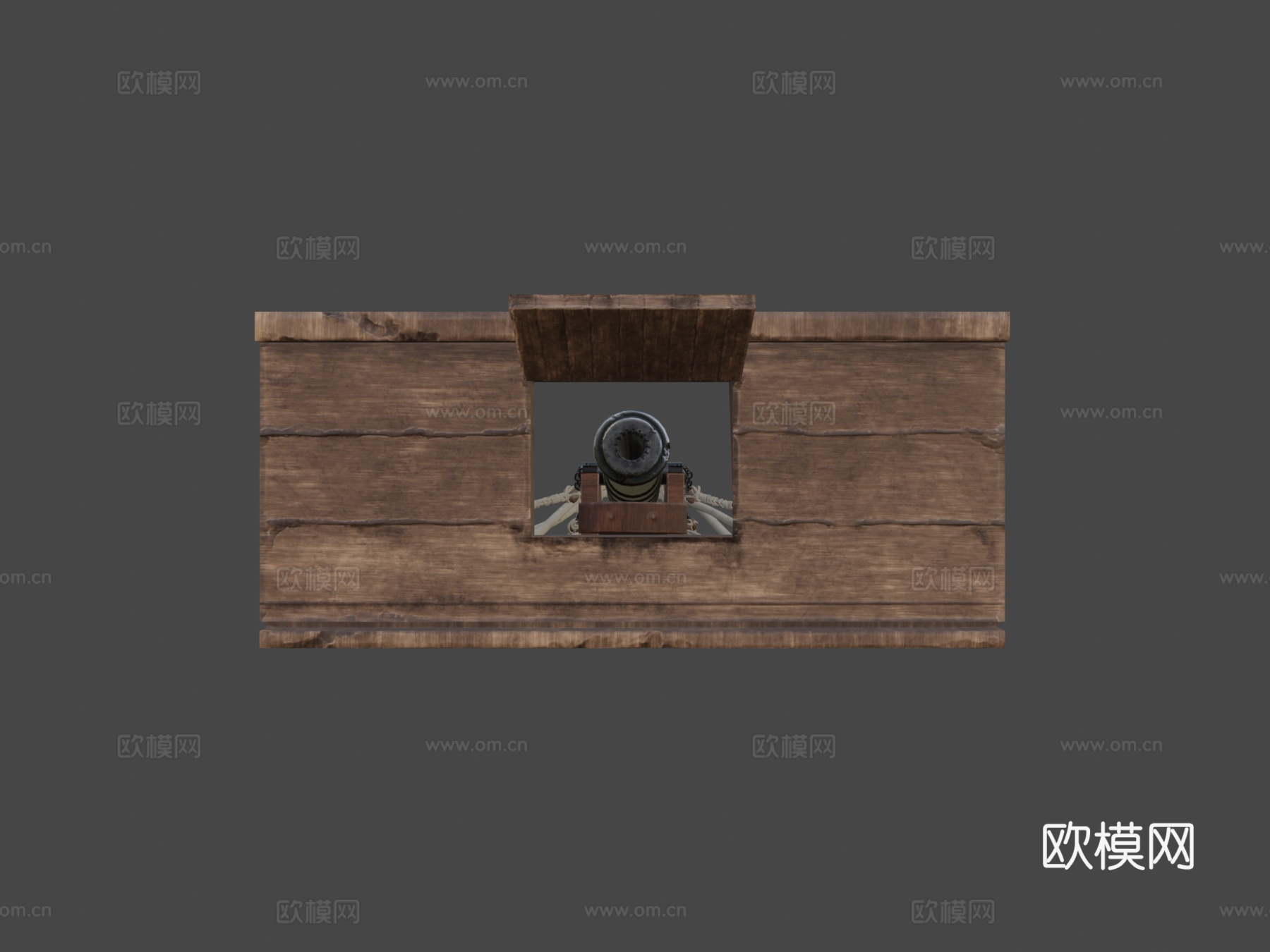 海军炮3d模型下载（渲染图7）