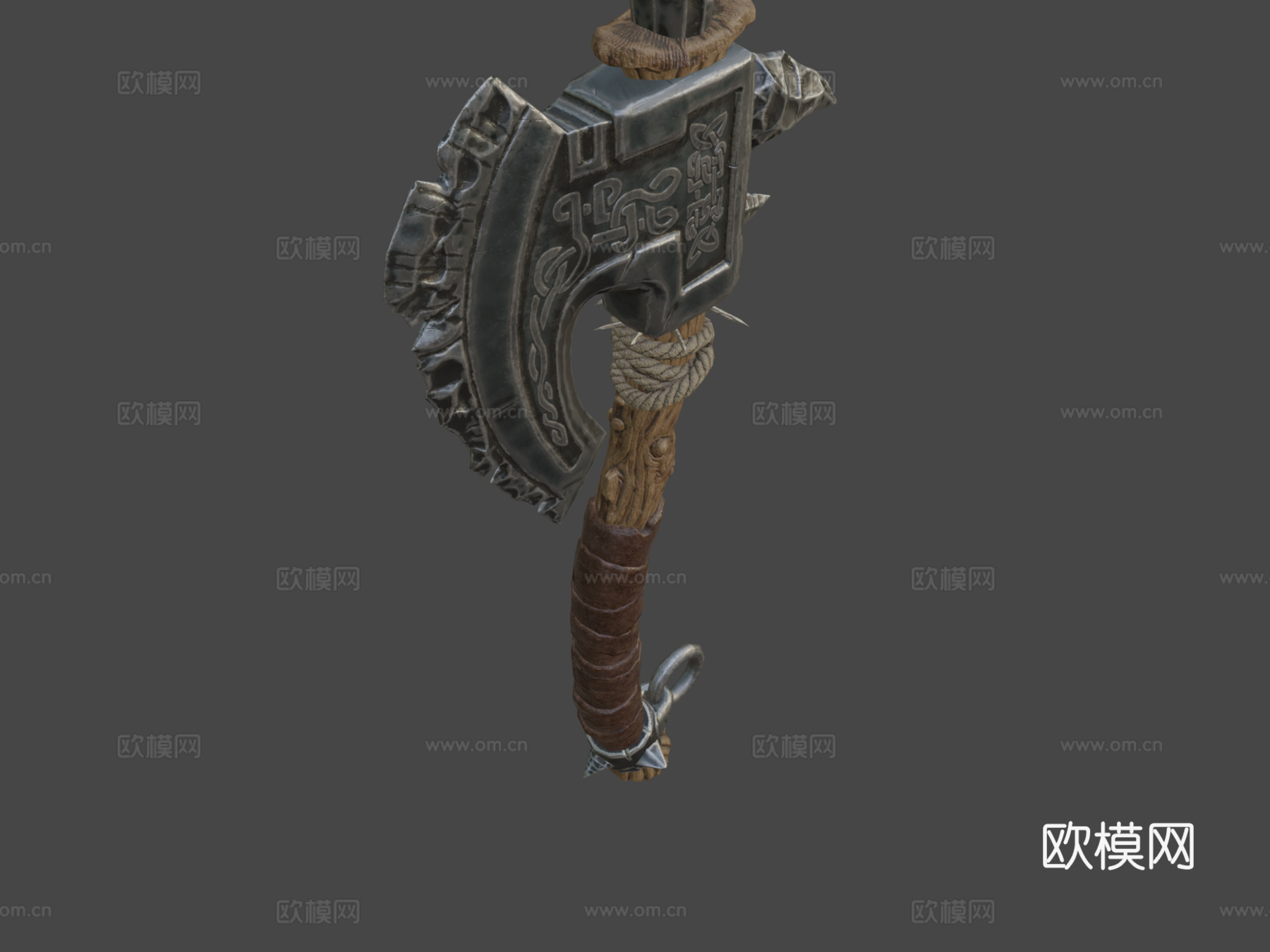 维京斧3d模型下载（渲染图6）