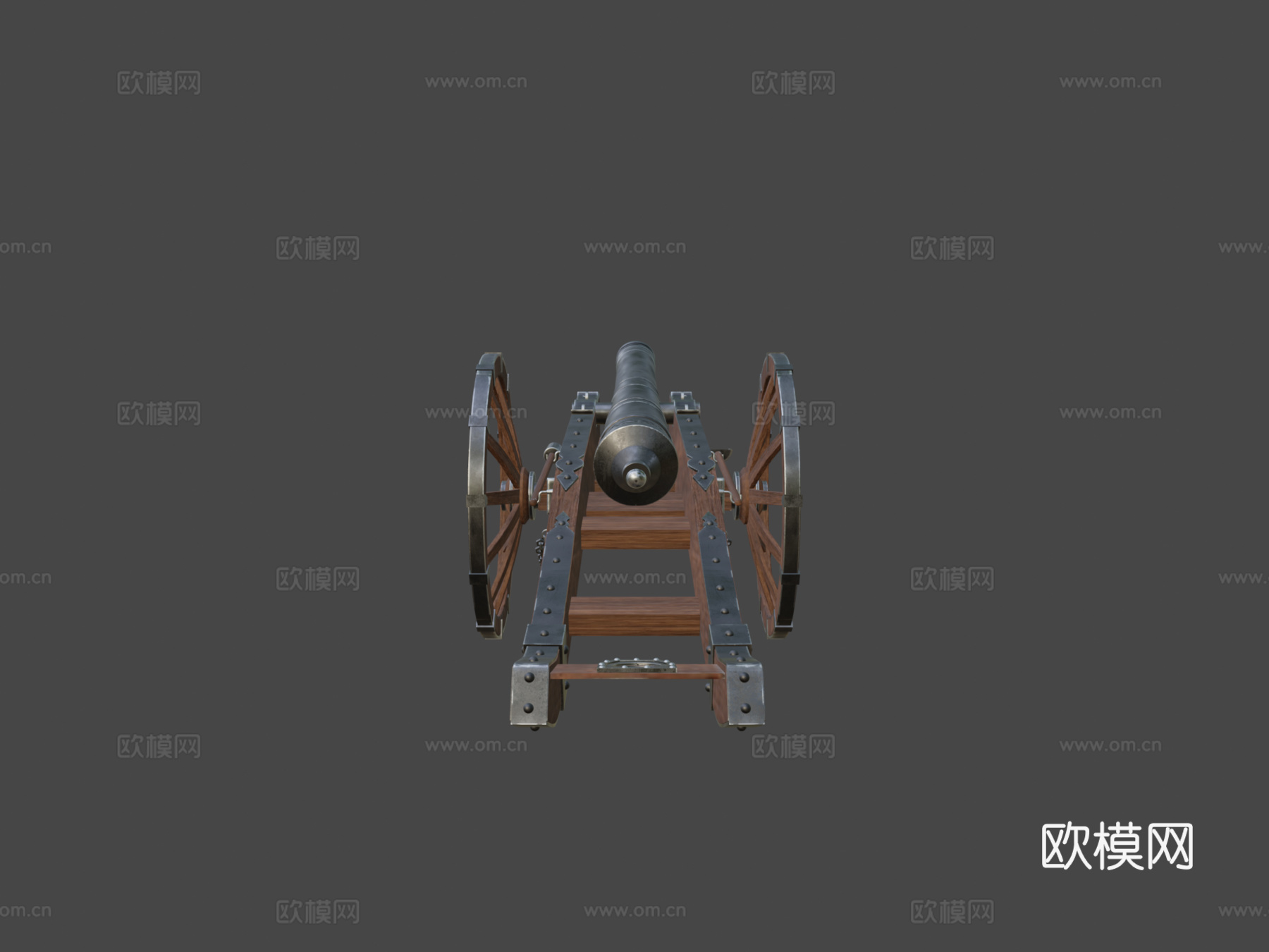 炮CG模型3d模型下载（渲染图7）