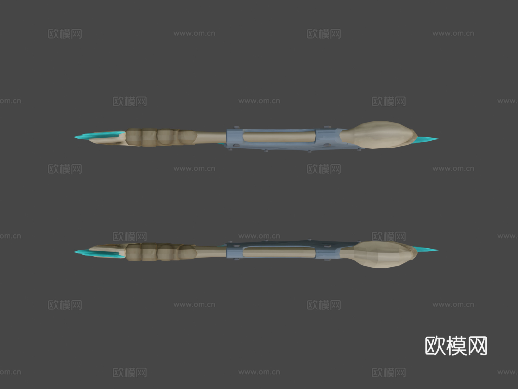 冰斧光滑骨骼对比3d模型下载（渲染图8）