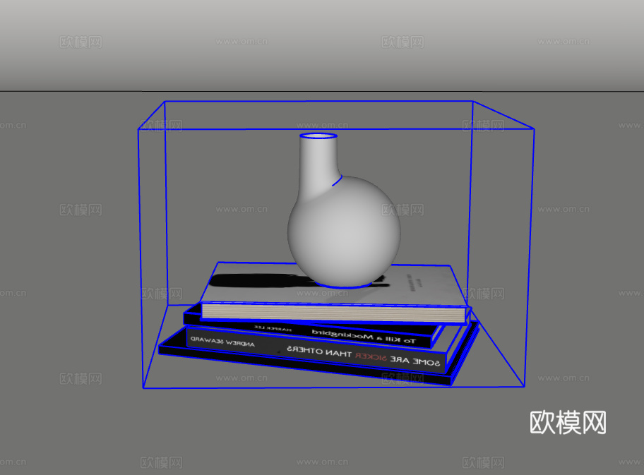 摆件组合su模型