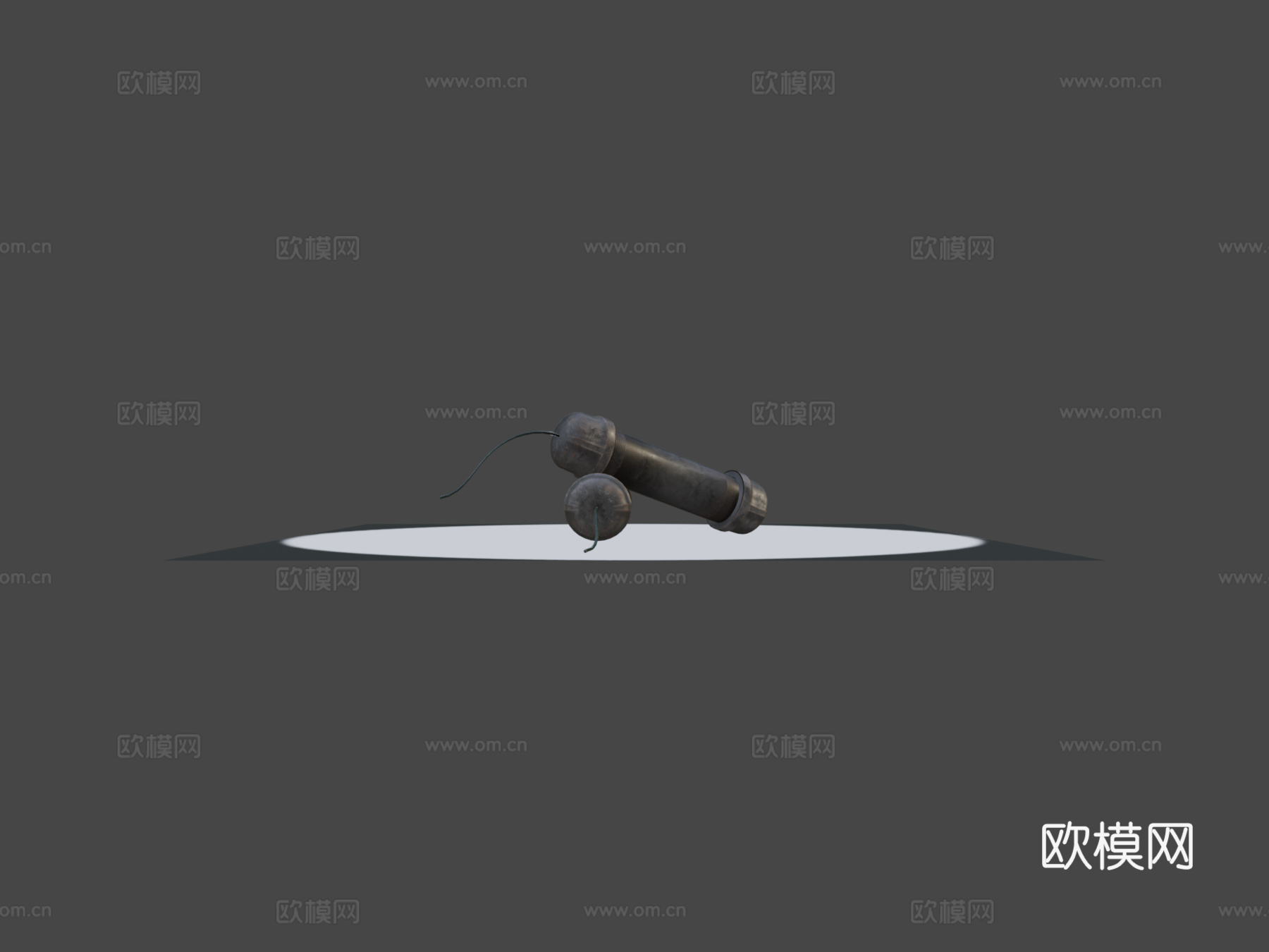 管状炸弹3d模型3d模型下载（渲染图5）