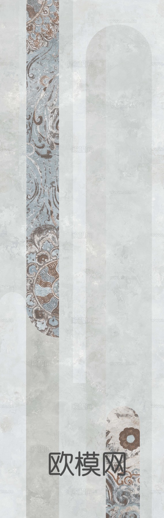 冠珠瓷砖 飞天岩画 岩板背景 连纹岩板