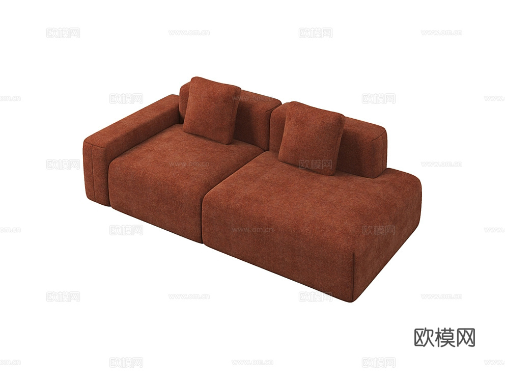 MEBELFORM 双人沙发3d模型下载（渲染图4）