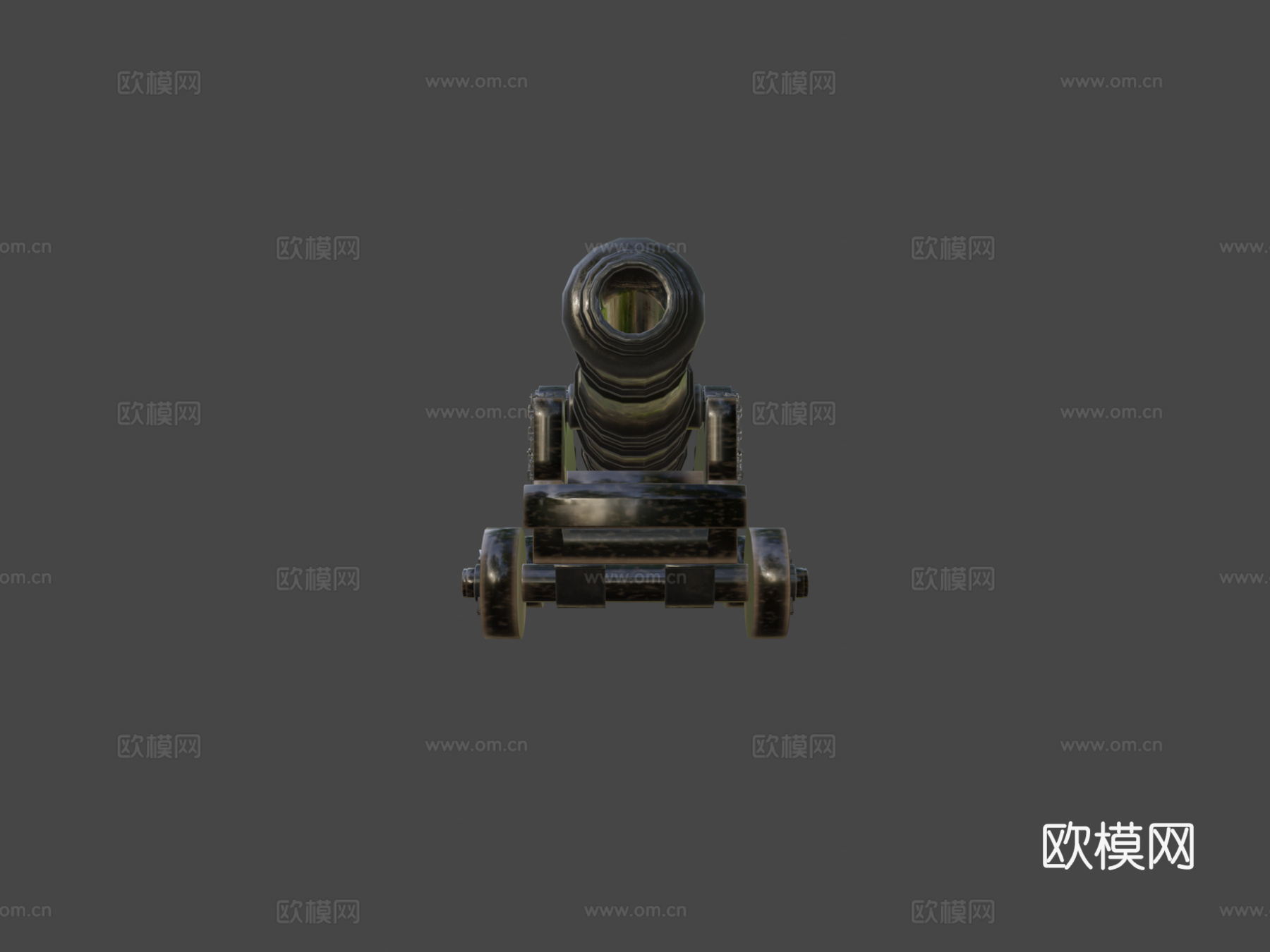 暗黑磅级舰炮3d模型下载（渲染图7）