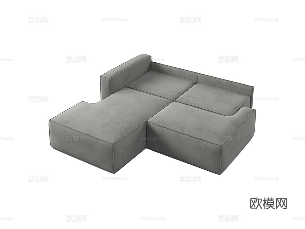 MEBELFORM 二人沙发 沙发床3d模型下载（渲染图2）