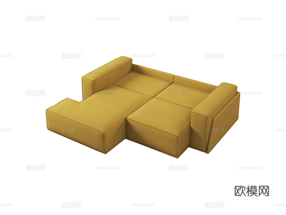 MEBELFORM 二人沙发 沙发床3d模型下载（渲染图2）