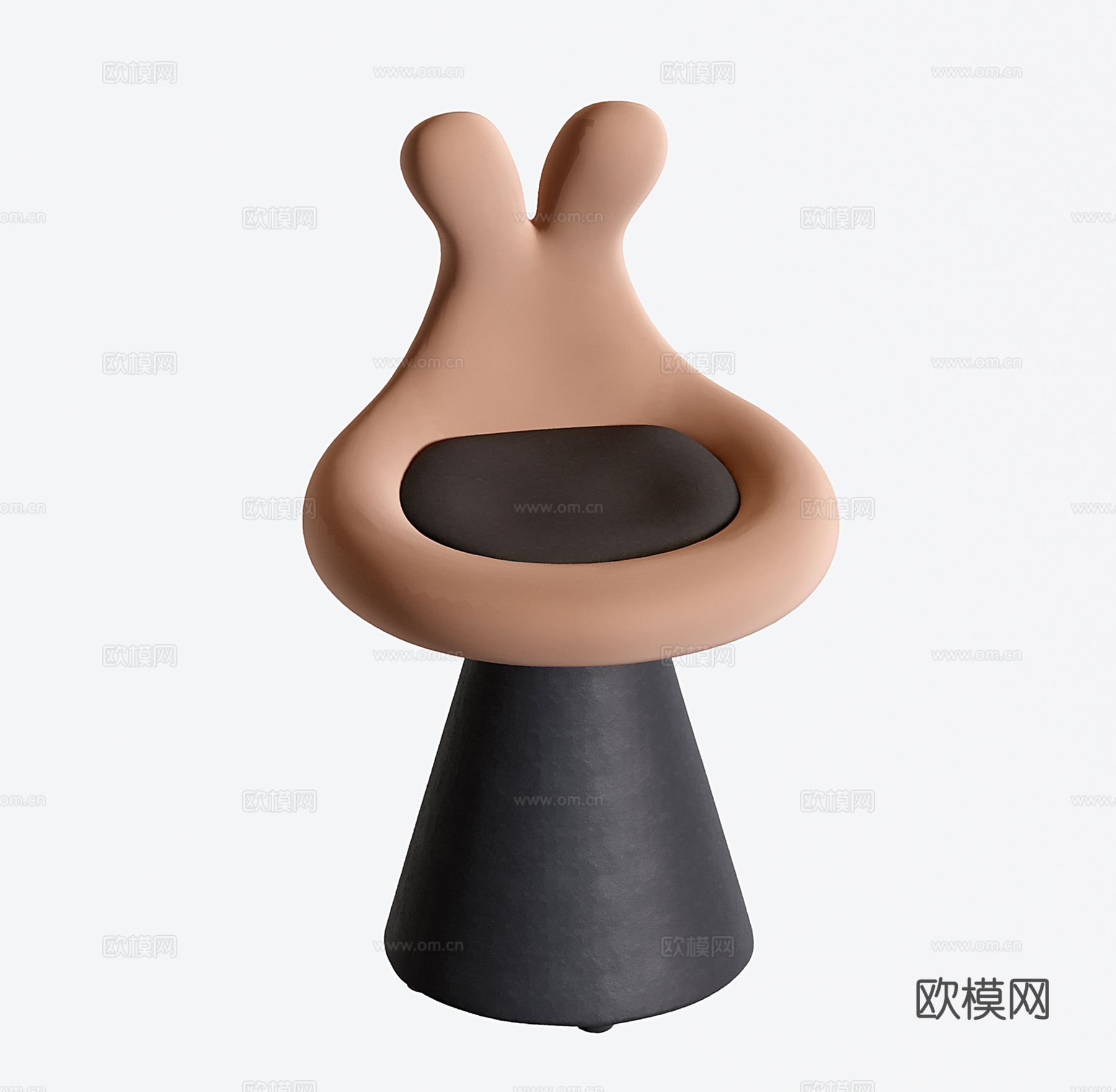 现代沙发凳 凳子 化妆凳 梳妆凳su模型