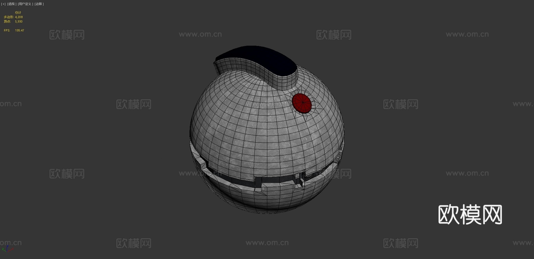 热能引爆器3d模型下载（渲染图4）