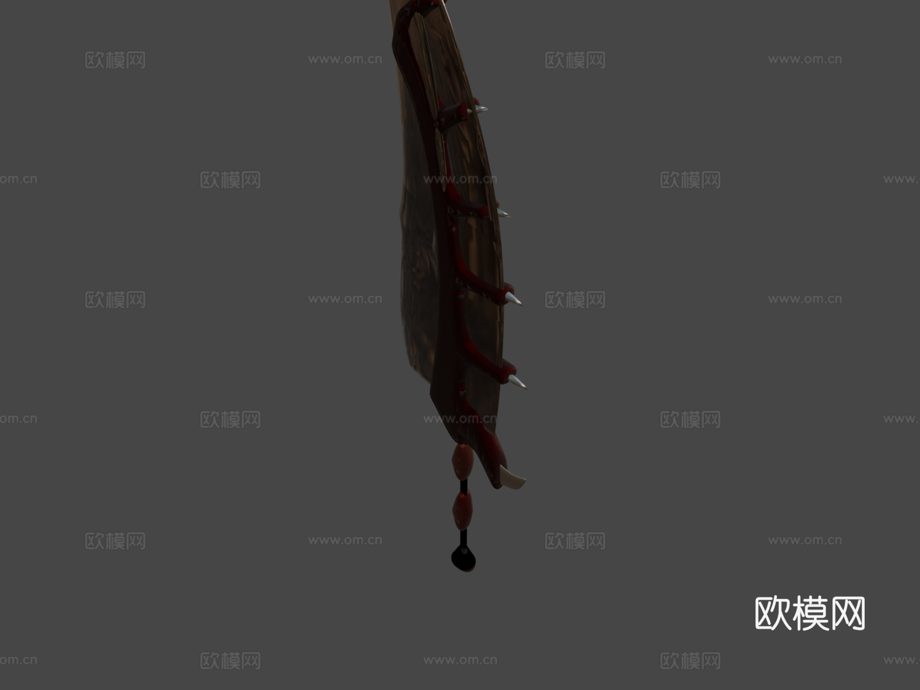 三龙爪巨剑修订版3d模型下载（渲染图5）